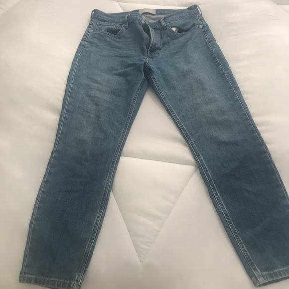 Everlane Mid Rise Skinny in Mid-Blue - Ankle - Picture 2 of 7